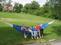 XXXL Hängematte Family 390 in blau bis 240 kg 