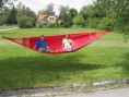 XXXL Hängematte Family 390 in rot bis 240 kg